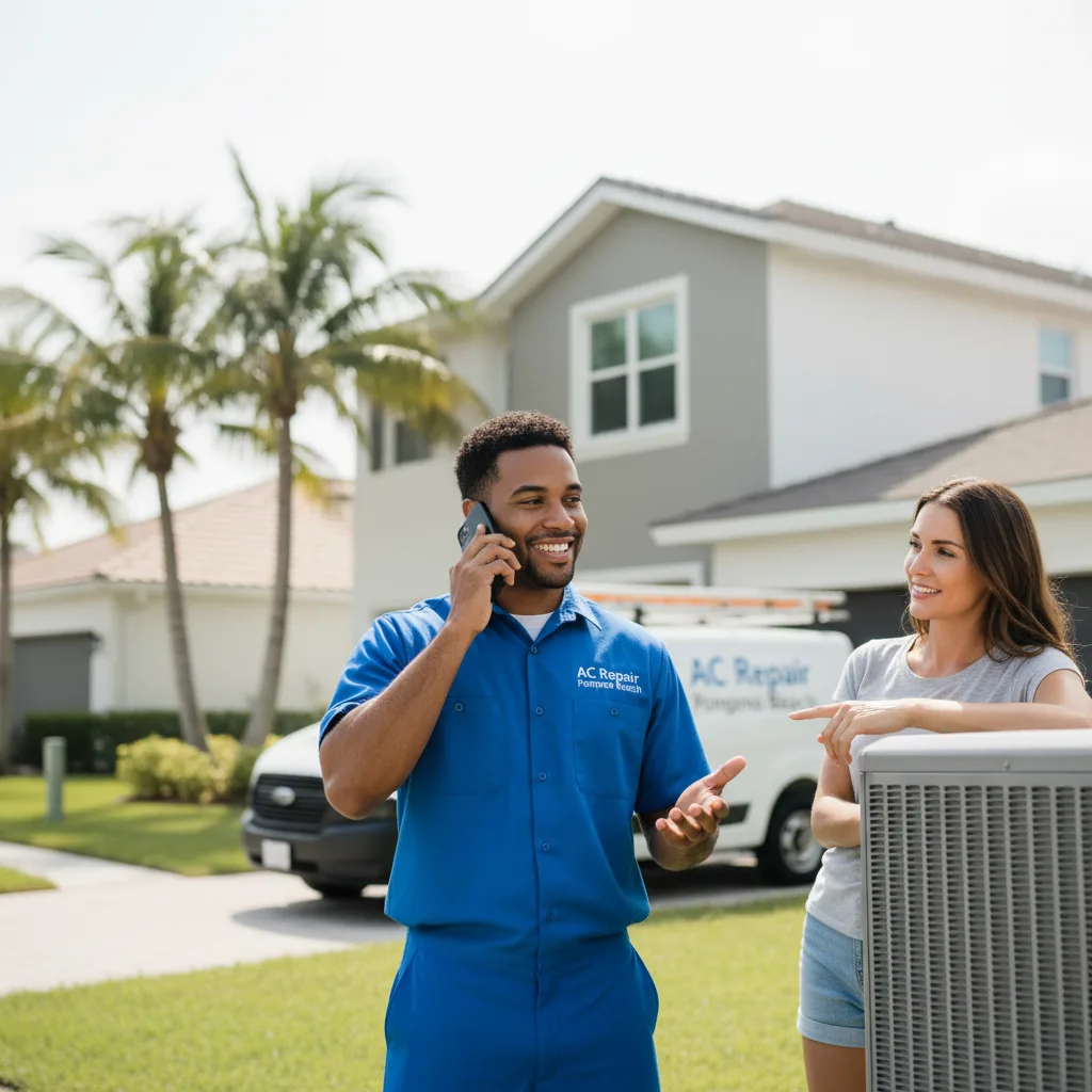 AC Repair Pompano Beach customer support in Coral Springs